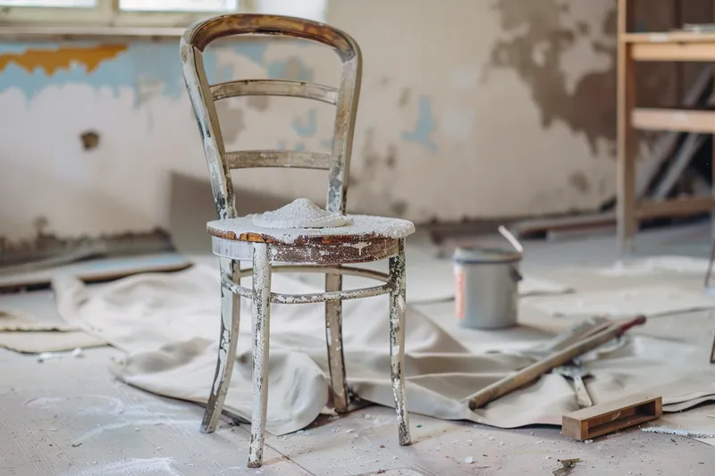 cómo pintar muebles de madera en blanco decapado para un acabado espectacular