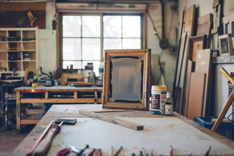 cómo pintar un marco de madera y obtener resultados profesionales