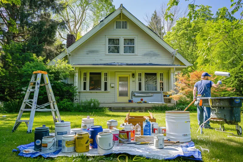 cómo pintar una casa eficientemente