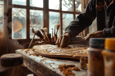 como pintar con barniz la madera