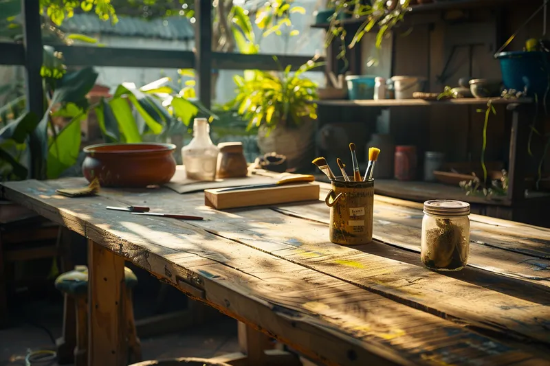 como pintar una mesa de madera de pino