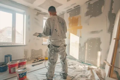 como preparar una pared de drywall para pintar