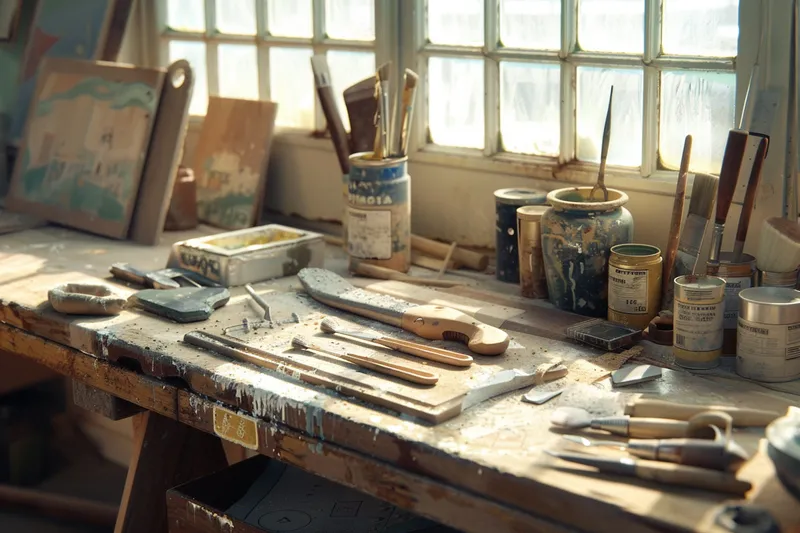 herramientas de carpinteria para pintar